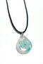Gld-Spt- Snowflake Drop Epoxy Necklace (72629) - Mi