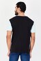 Men Crew Neck Short Sleeve Embroidered Logo T-Shirt, Multicolor - 3