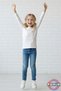 Long Sleeve Children's T-Shirt - Unisex White Basic Cotton Crew Neck Long Sleeve Combed Cotton Children's T-Shirt - 7