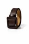 Women's Brown Faux Leather Waist Belt - 3