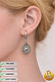 Steel Special Design Dangle Gift Earrings for Couples, Does Not Tarnish or Fade