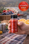 10-Pack Black Cap Detox Ginger Vitamin Shot Bottle I Plastic Health Bottle with Locking Cap 90 ml - 5