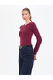 Vişne Slim Fit Knitted Blouse 50317061-Vr223 - 3