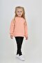 Girl's Embroidered Crew Neck Raglan Sleeve Sweatshirt 24909