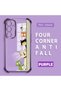 Samsung Galaxy S23 Fe Compatible Camera Protected Transparent Soft Silicone Phone Case Cat Pattern