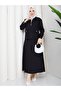 Alina Zippered Suit with Stone Buttons and Skirt - 6