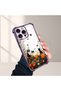 iPhone 15 Pro Compatible Camera Protected Transparent Soft Silicone Phone Case Cat Pattern - 2