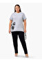 Relaxed Fit Cotton T-shirt with Floral Print - 3