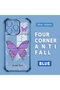 iPhone 14 Pro Compatible Camera Protected Transparent Soft Silicone Phone Case Butterfly Pattern
