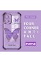 Poco X5 5g Compatible Camera Protected Transparent Soft Silicone Phone Case Butterfly Pattern