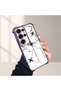 Samsung Galaxy S25 Ultra Compatible Camera Protected Transparent Soft Silicone Phone Case Airplane Pattern - 2