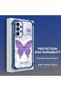 Samsung Galaxy A33 Compatible Camera Protected Transparent Soft Silicone Phone Case Butterfly Pattern - 3