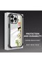 iPhone 15 Pro Compatible Camera Protected Transparent Soft Silicone Phone Case Cat Pattern - 3