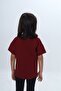 Girl's Printed Crew Neck Drop Shoulder Short Sleeve T-Shirt 24982 - 5