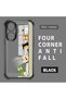 Realme C55 Compatible Camera Protected Transparent Soft Silicone Phone Case Cat Pattern