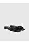 Alder Genuine Leather Black Women's Slippers