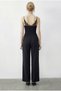 Women's Black High Waist Wide Leg Pleated Palazzo Trousers with Elastic Back 801 60286047 - 5