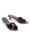 Women's Round-Toe Short-Heeled Casual Slippers