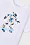 Boys' Robot Printed 3-Piece Shorts and T-Shirt Set - Sky Blue - 4