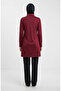 Beli Belted Half-Zip Elegance Hijab Swimsuit 2600-01 Claret Red - 3