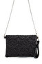 Star Stitched Clutch Star Women's Bag Silvery Black - 3