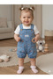 Short Sleeve Floral Salopet Baby Girl 2-Piece Set 6/9 Months, 9/12 Months, 12/18 Months, 18/24 Months - 2