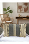 Linen Gray Anthracite Raw Lace Cushion 2 Pieces Cushion Cover (35 X 55) - 4