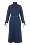 Snap Detailed Belted Sports Dress 71183-02 Indigo - 5