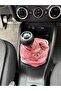 Hologram Dotted Gear Shift Cover Decoration Red - 3