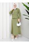 Women's Hijab Double Fabric Zippered Two-Piece Set - Women's Hijab Set Jacket Skirt - 5