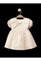 Floral Patterned Baby Girl Dress-Pink - 2