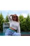 Crop File Bluz / White - 2