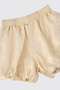 Baby Girl Gold Shorts - 3