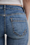Minş Double Pocket Slim Fit Low Waist Flared Trousers - 4