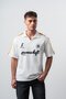 Men's Mannschaft World Cup Regular Fit Polo Neck Fan T-Shirt Ecru