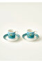 Van Gogh Almond Blossom Set of 2 Coffee Cups Turquoise (90 Cc)