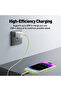 كابل سيليكون USB-C إلى USB-C بقوة 60 واط وطول 1 متر باللون الأصفر - 4