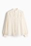 Lace-yoke blouse - 5