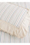 Pastel Single Comforter Set 170 × 230 cm Luxury 5 Pieces 100% Microfiber Ivory Bedding Set - 2