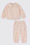 Baby Girl 2-Piece Powder Tracksuit Set - 2