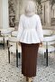 قميص بحزام وحزام مكشكش - 2