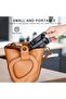 Plastic Adjustable Cell Phone Stand Holder Mount on Desk Black (1 Pcs) - 2
