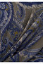 Viscose Velora Scarf Four Seasons Etro Pattern Smoky Gray 90X90 - 4