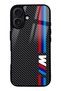 iPhone 16 Carbon m Design Glossy Phone Case