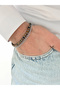 Rose and Silver Steel Men's Bracelet Frj10168A-E 2 Year Warranty Gift Boxed
