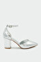 Vanessa Classic Silver Women's Heeled Shoes
