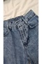 Girl's Cardigan Shirt Jean Pants 3-Piece Set with Brooch Detail - 3