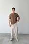 Minimal Embroidered Woven T-Shirt - 3