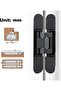 7 Inch Hidden Door Hinges Heavy Duty Invisible Door Hinge - 2