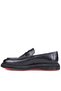 - Black Genuine Leather Laceless Men's Casual Shoes 250-2575 - 3